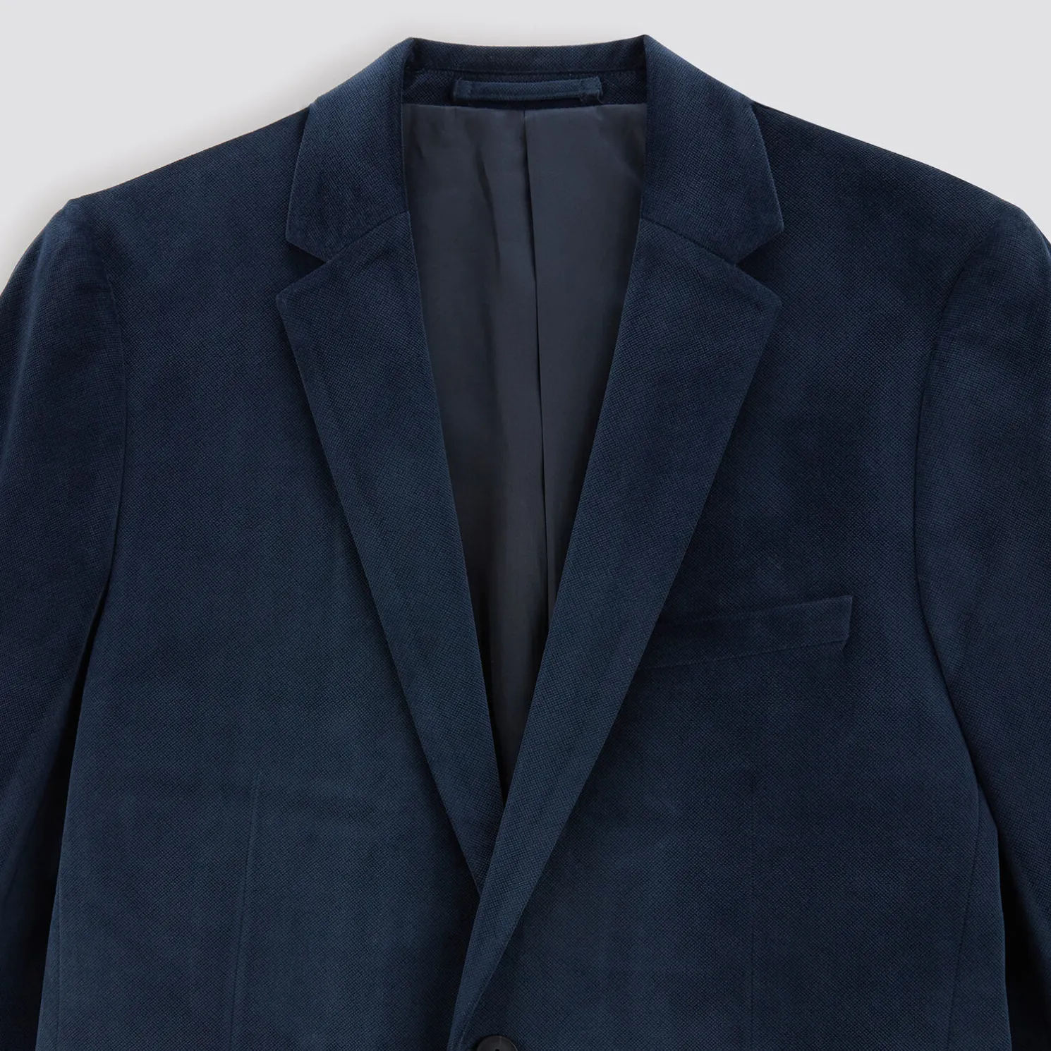 Slim vest in fluweel