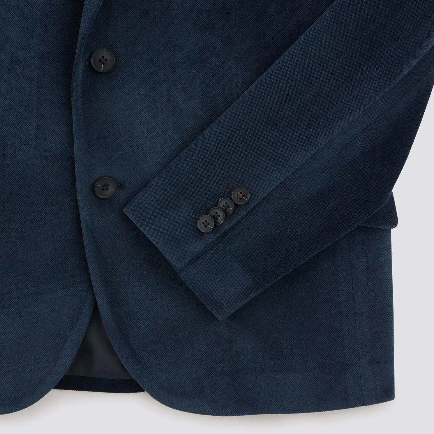 Slim vest in fluweel