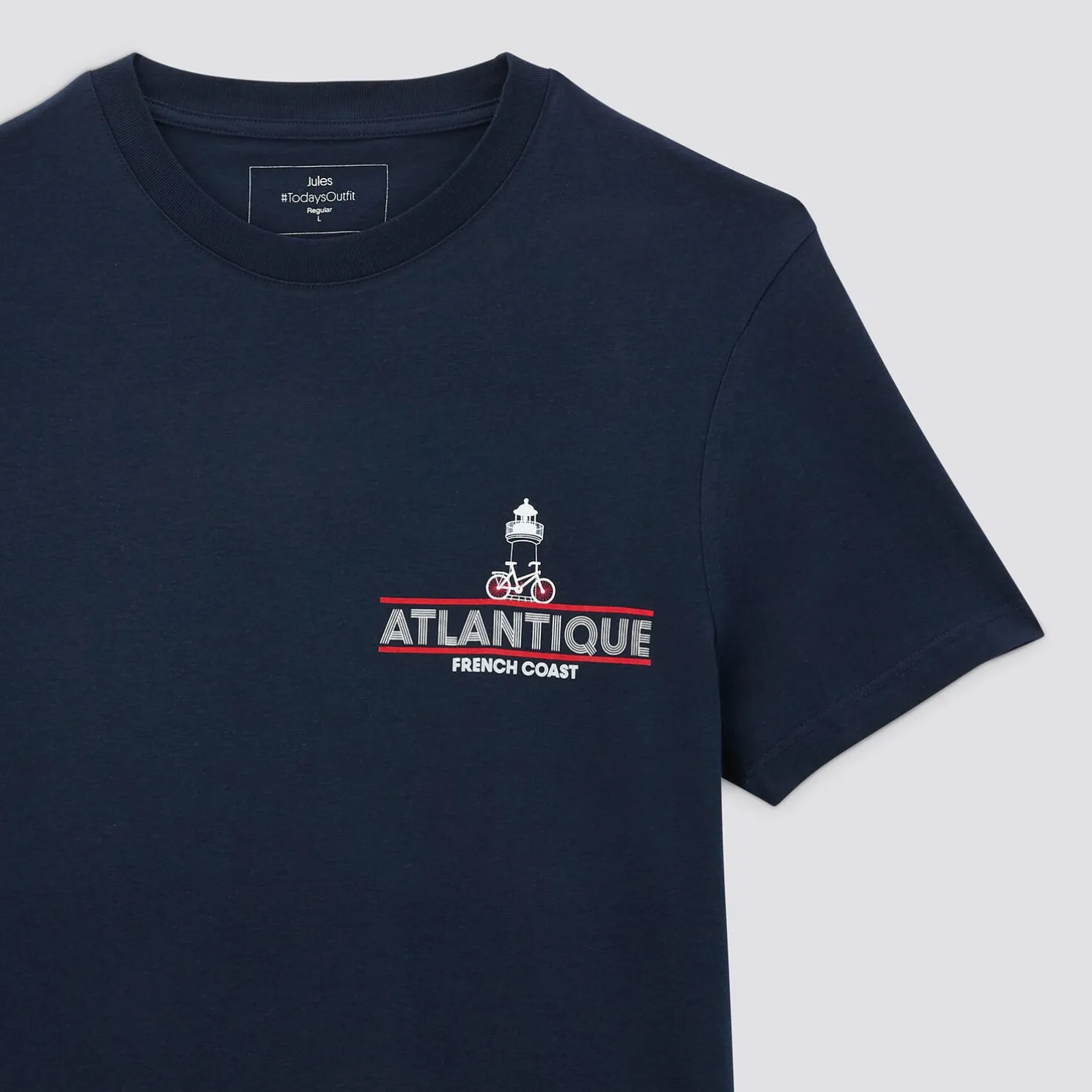 Strand T-shirt, knipoog naar de Atlantische kust