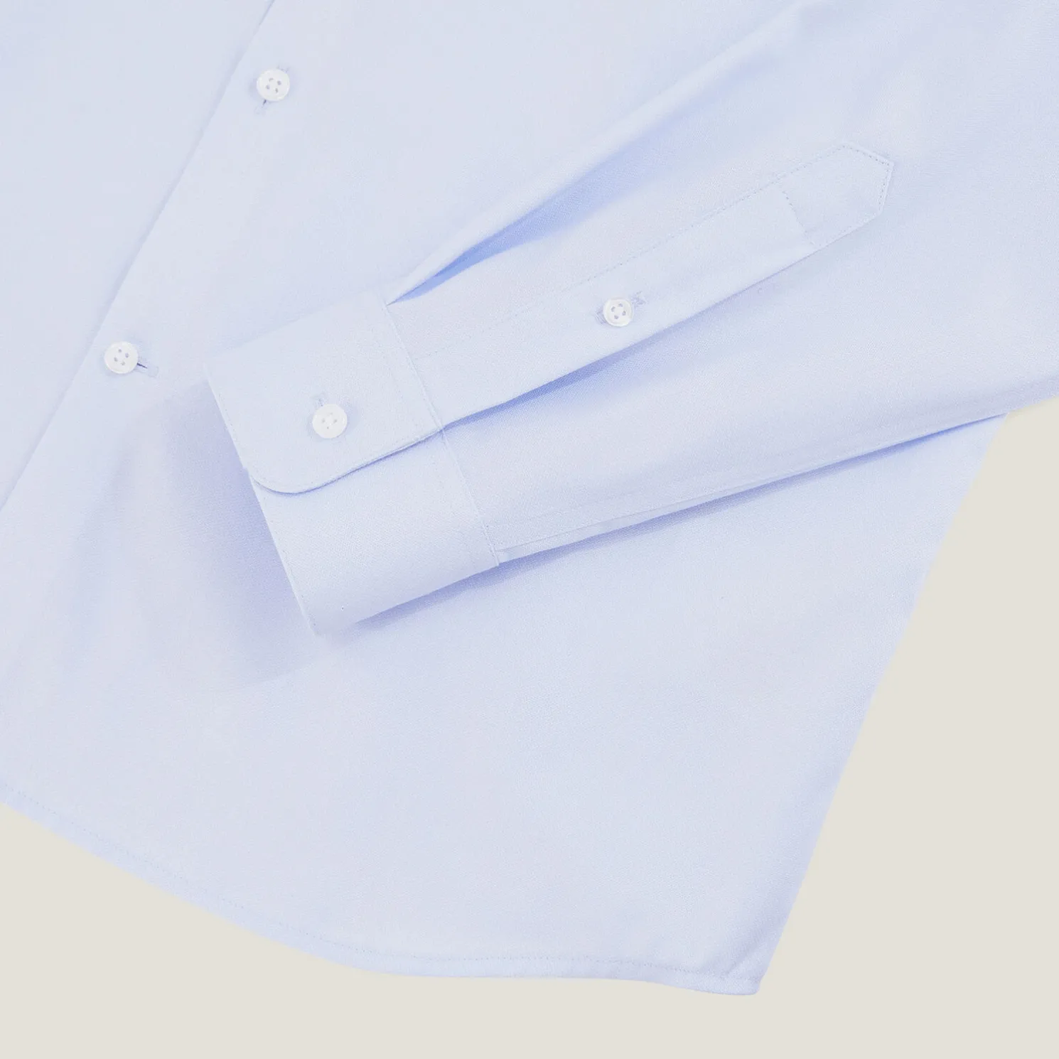 Strijkvrij slim effen hemd in katoen