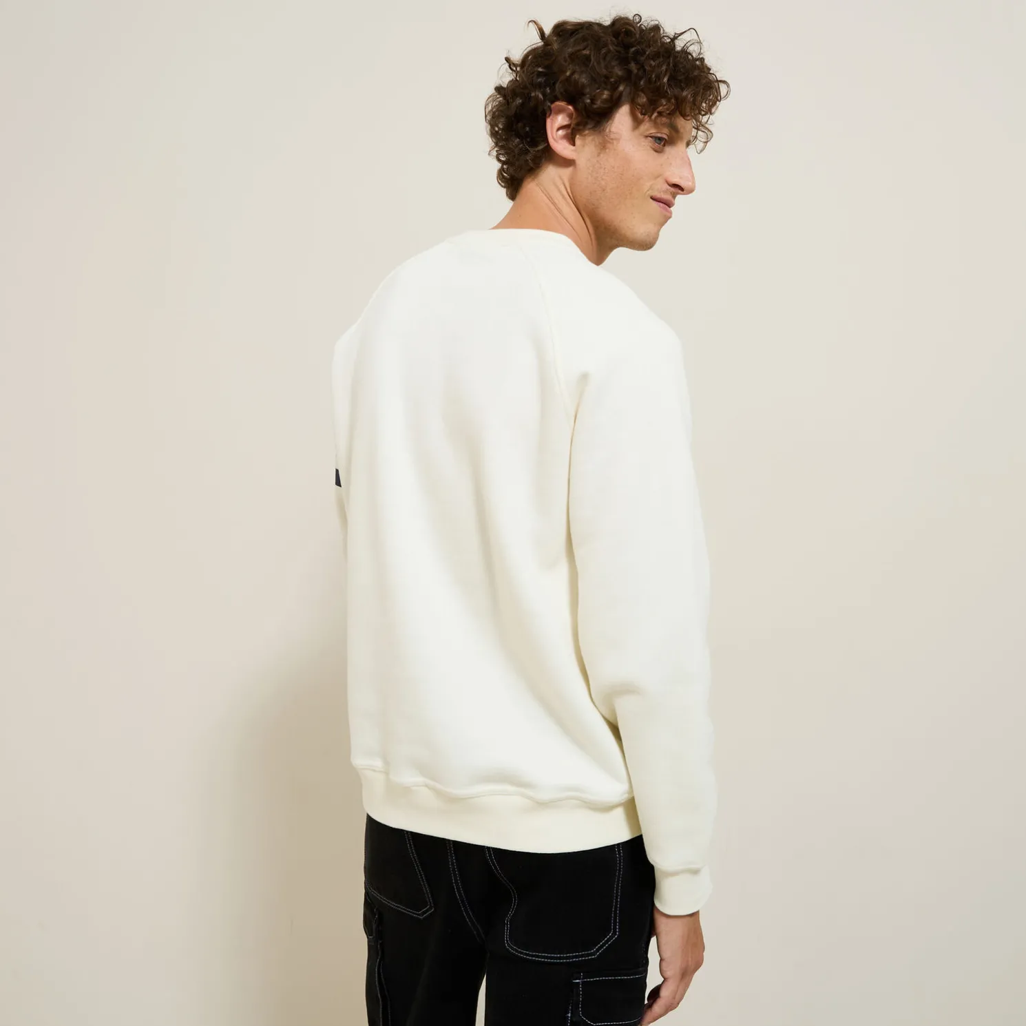 Sweater met ronde hals en print