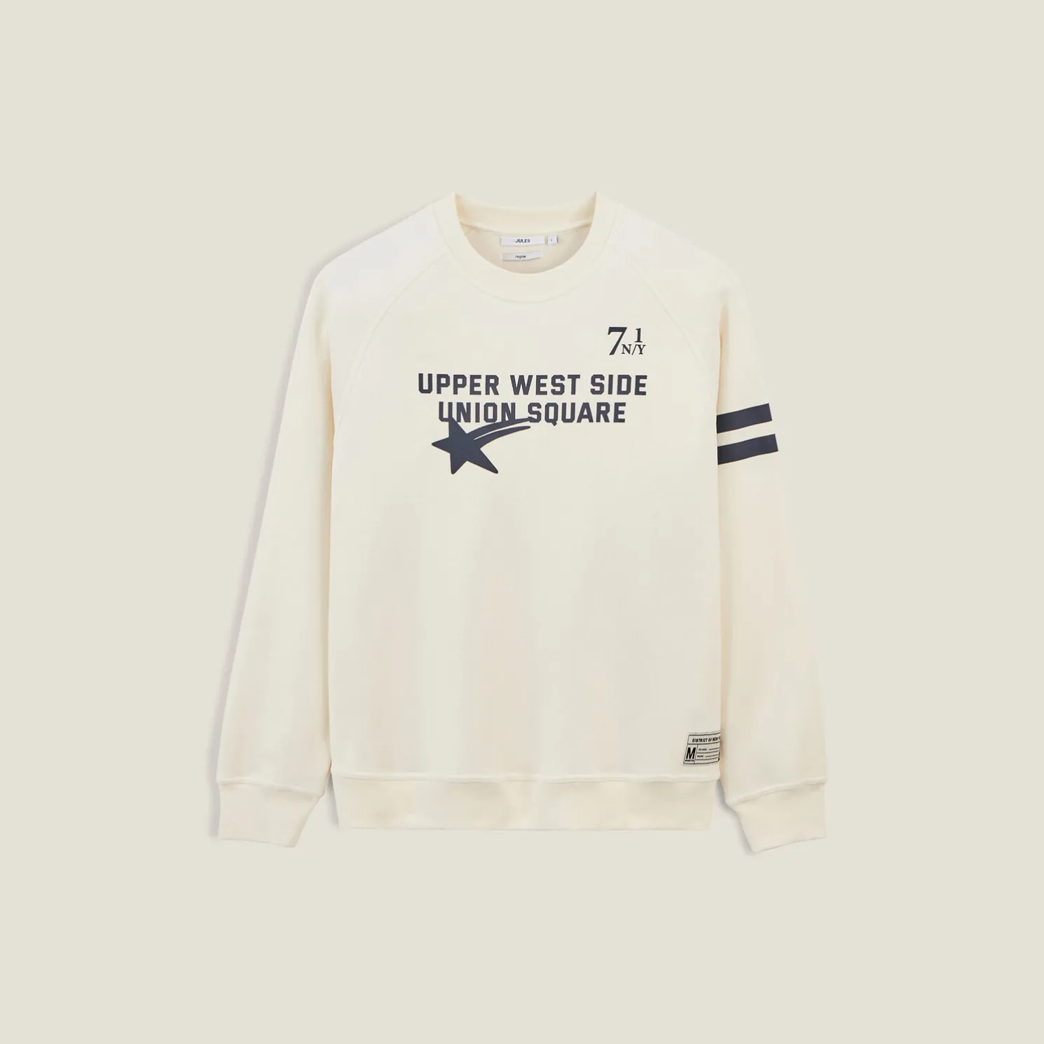 Sweater met ronde hals en print