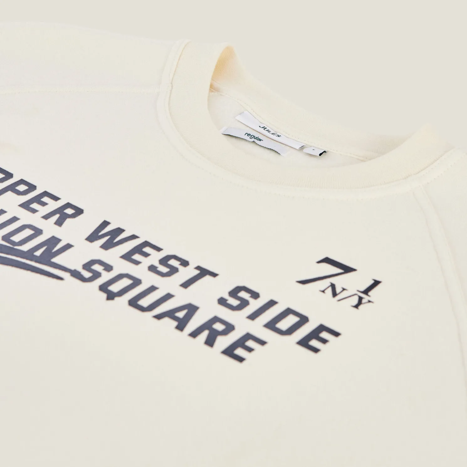 Sweater met ronde hals en print