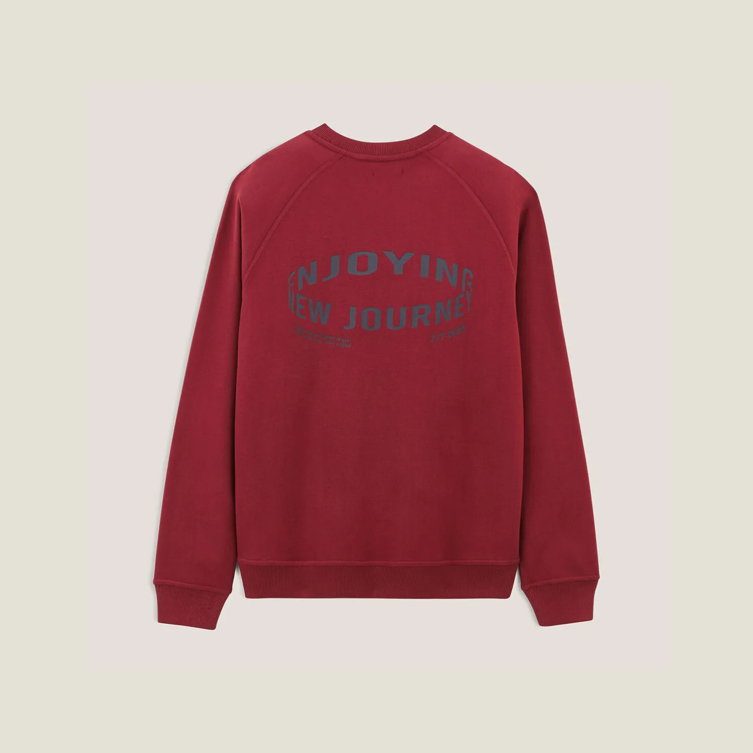 Sweater met ronde hals en print