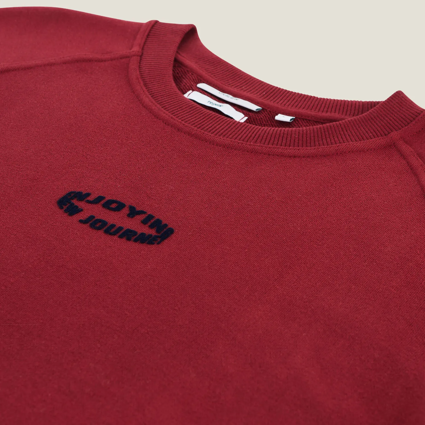 Sweater met ronde hals en print