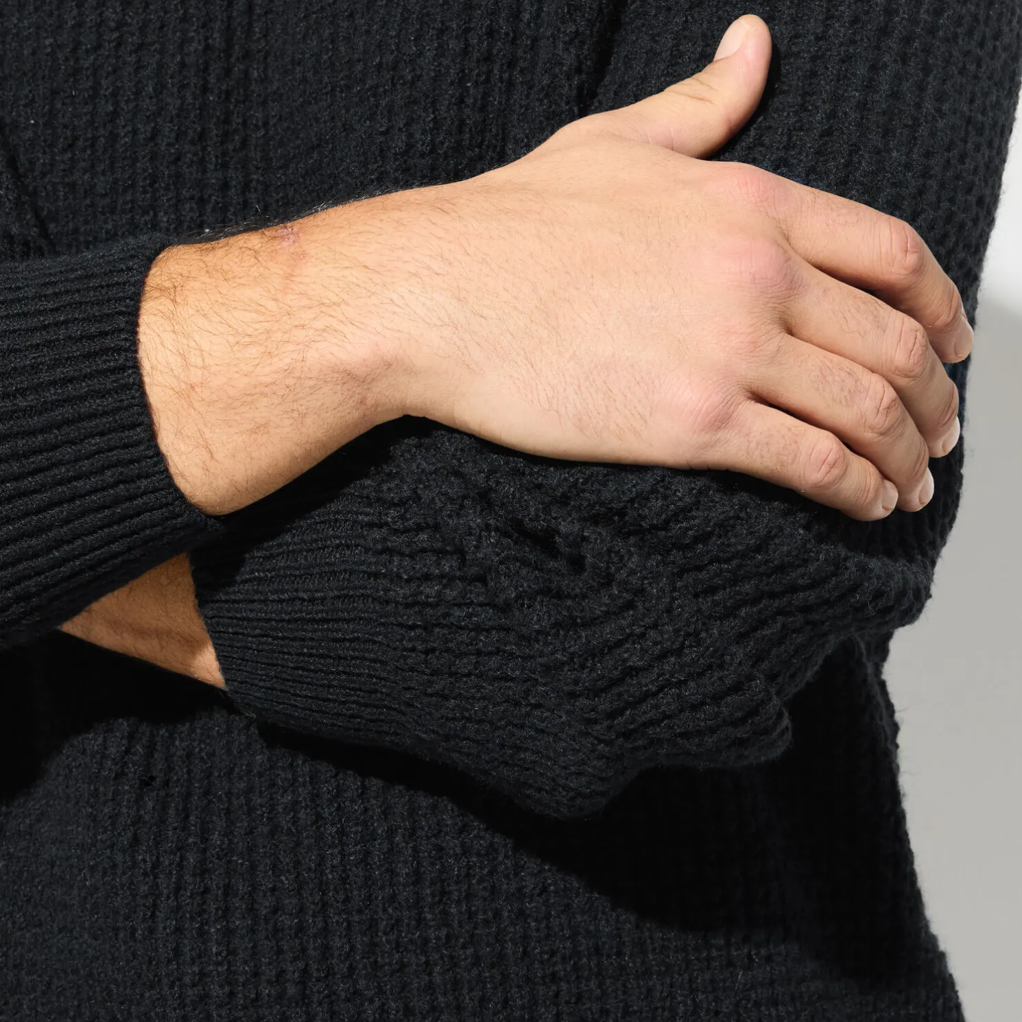 Trui met ronde hals en fantasiestekenpatroon