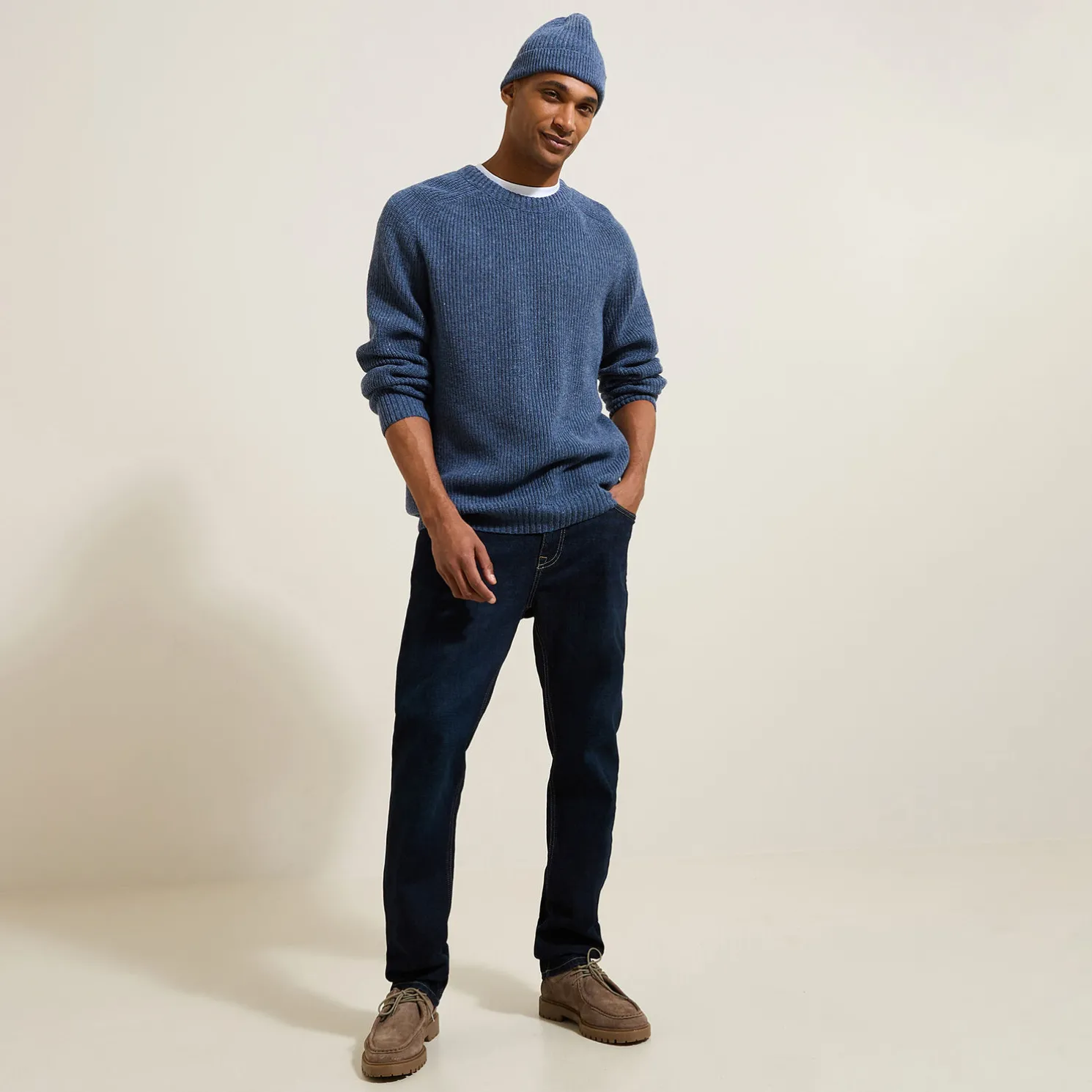 Trui met ronde hals made in France