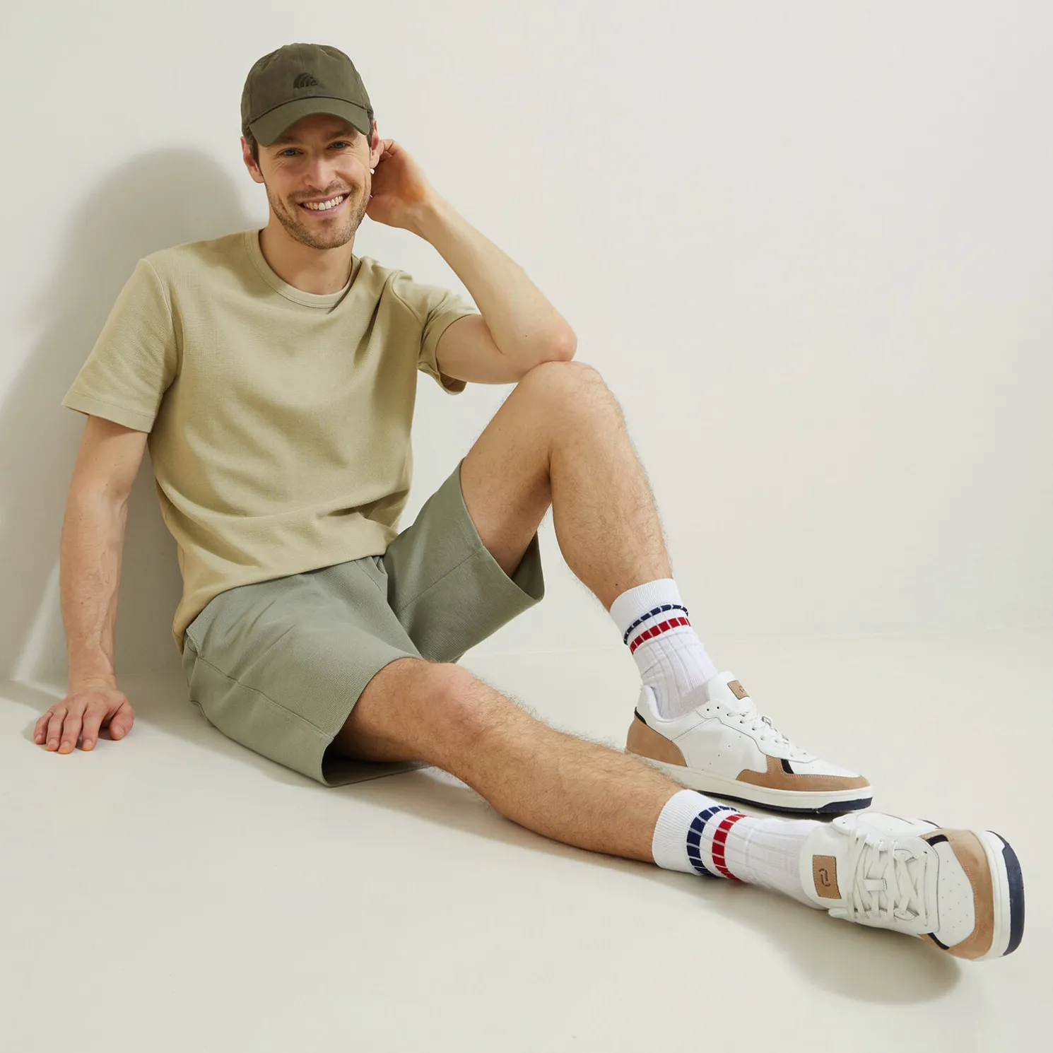 T-shirt in fantasiestof