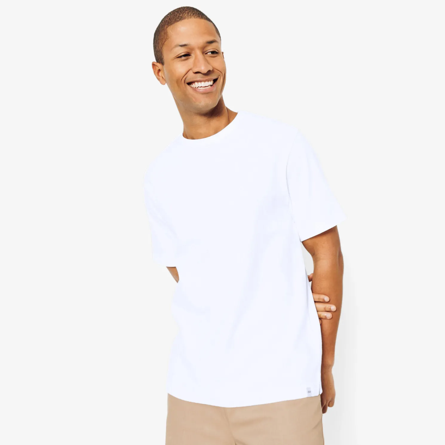 T-shirt in fantasiestof