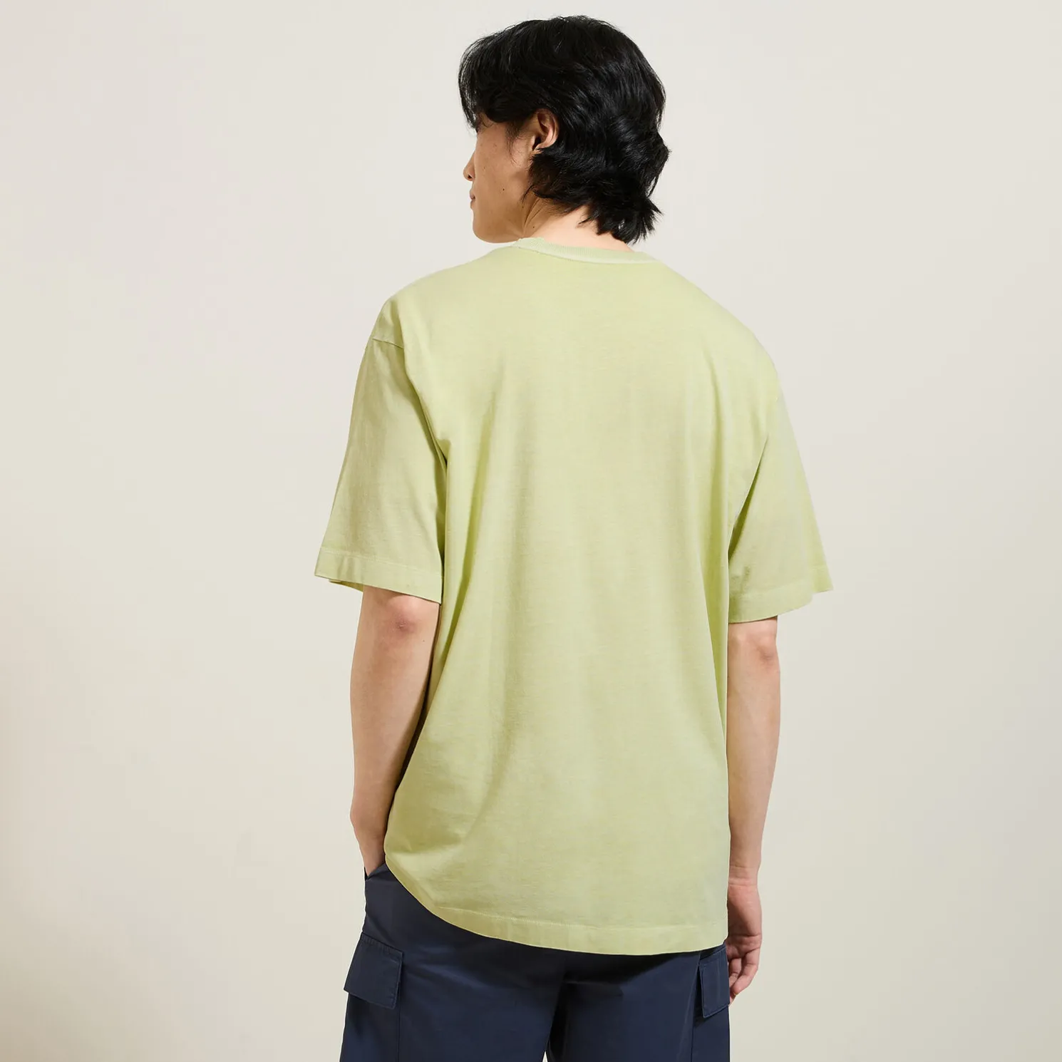 T-shirt in katoen met borstzakje