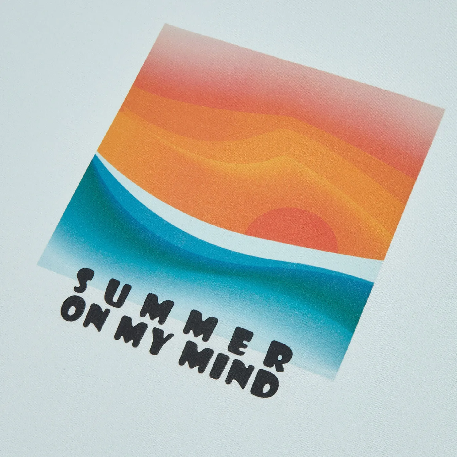 T-shirt landschap-print