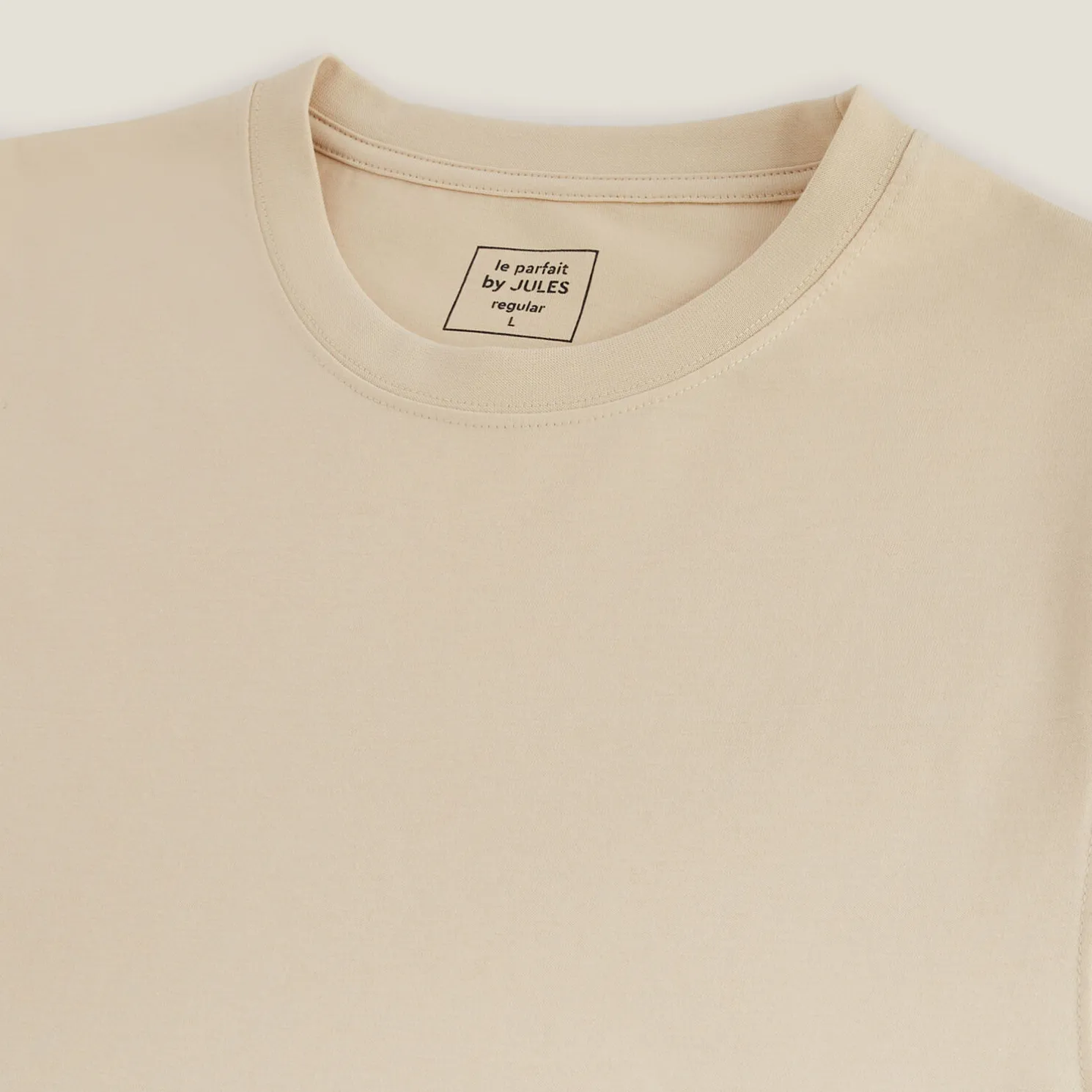 T-shirt 'Le Parfait by JULES' in biologisch katoen