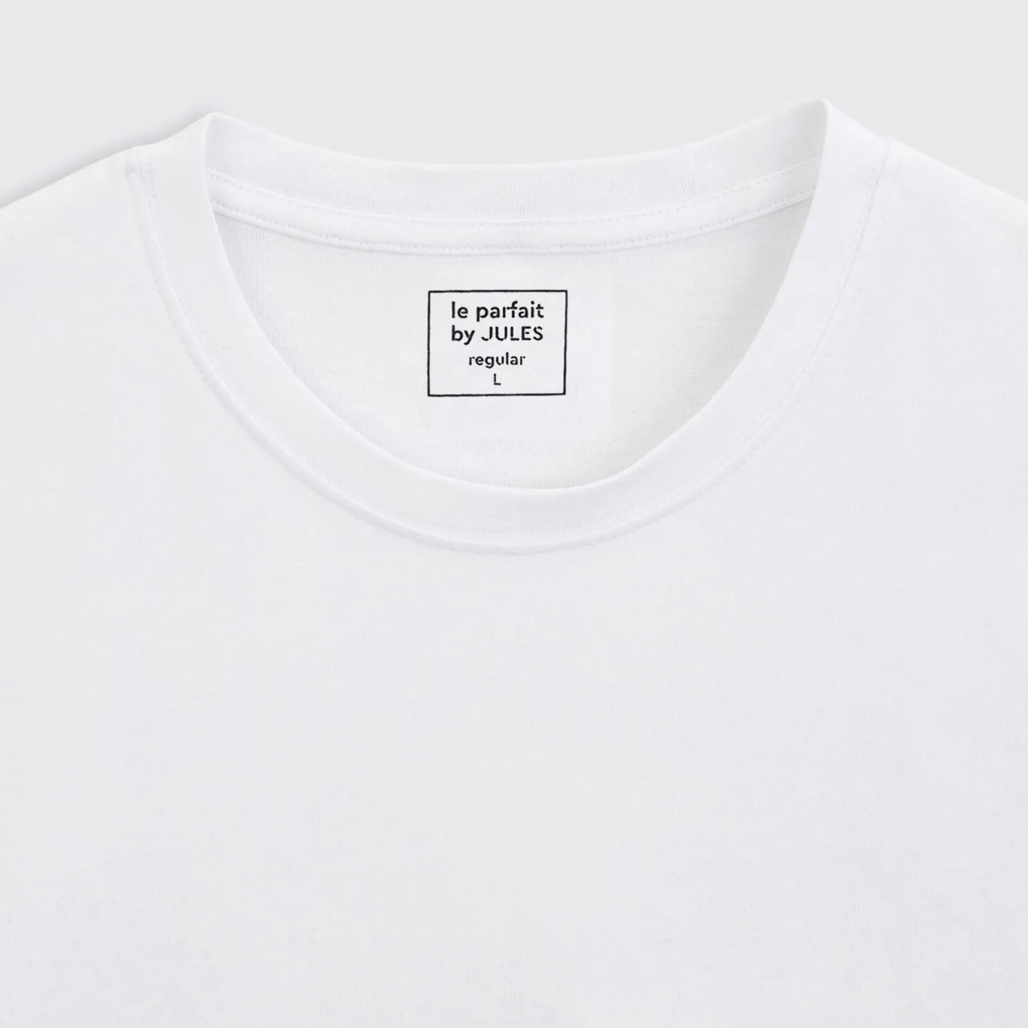 T-shirt 'Le Parfait by JULES' in biologisch katoen