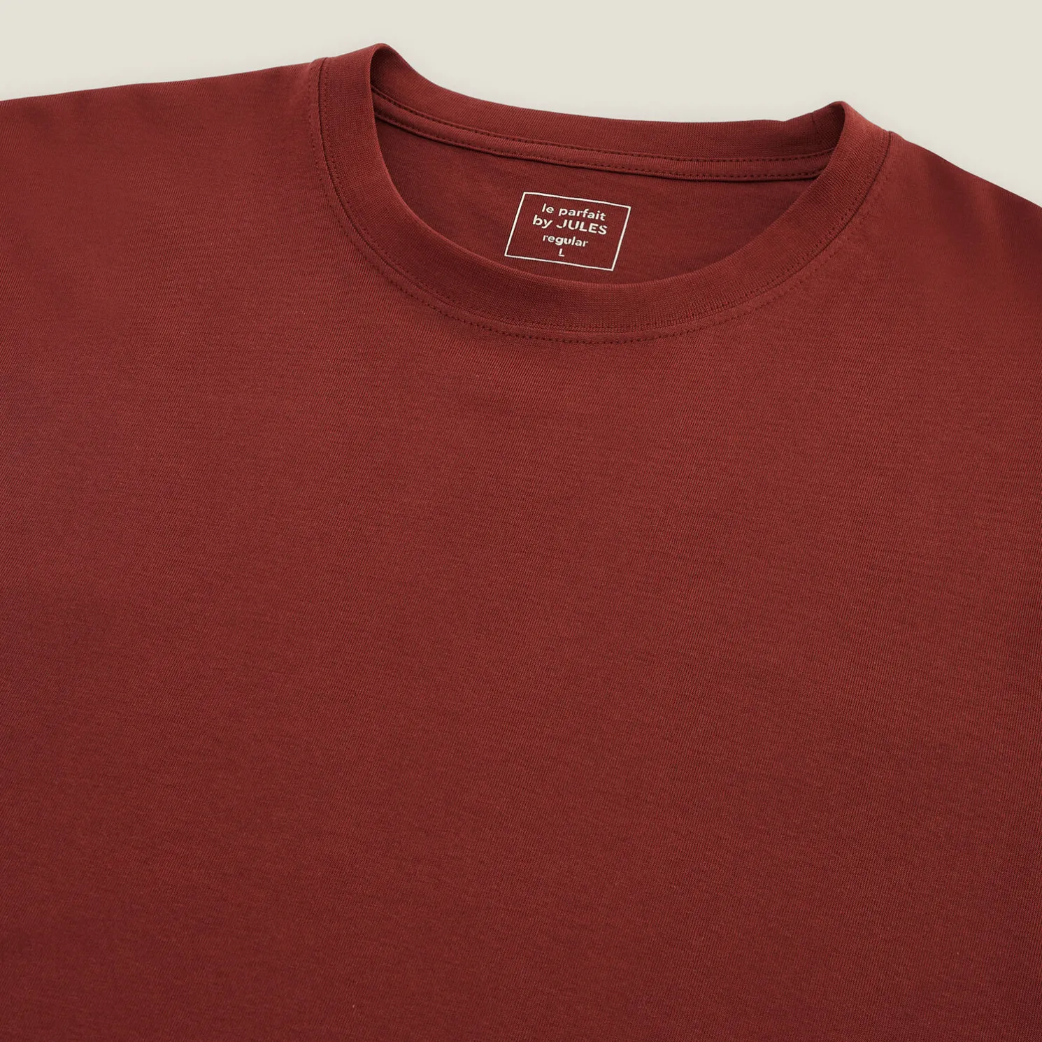 T-shirt 'Le Parfait by JULES' in biologisch katoen