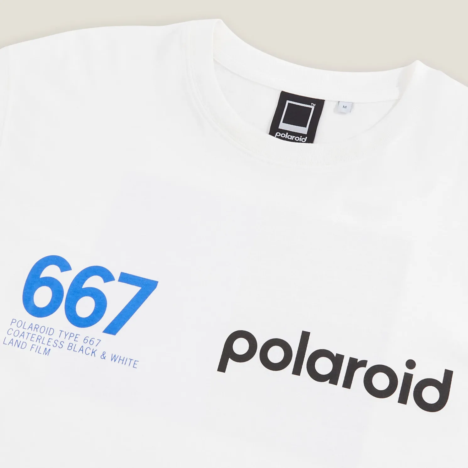 T-shirt, licentie Polaroid