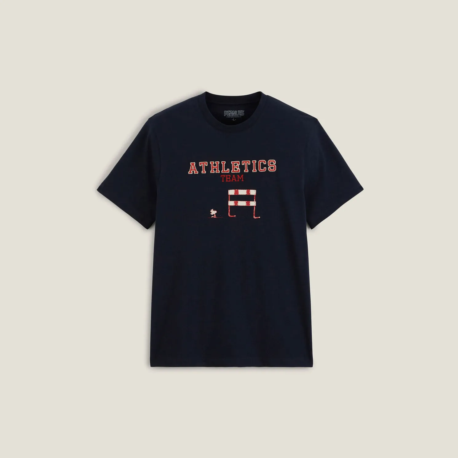 T-shirt met Athletics Team-print, Peanuts-licentie