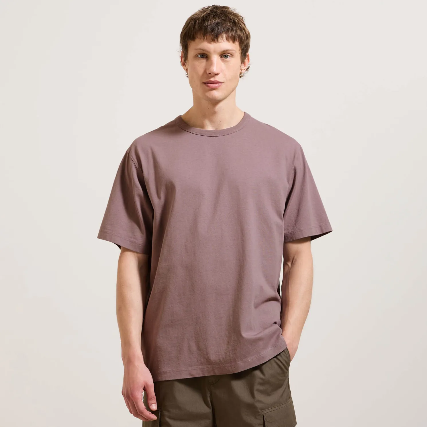 T-shirt met korte mouwen en relaxte snit