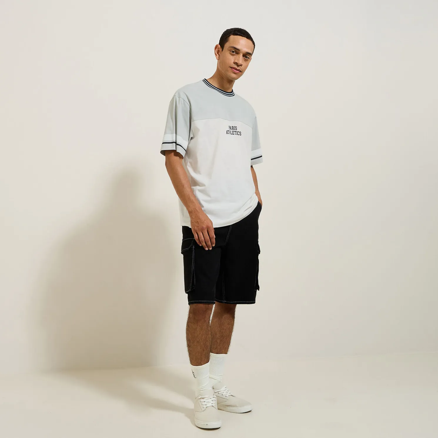 T-shirt met Paris Athletics-print