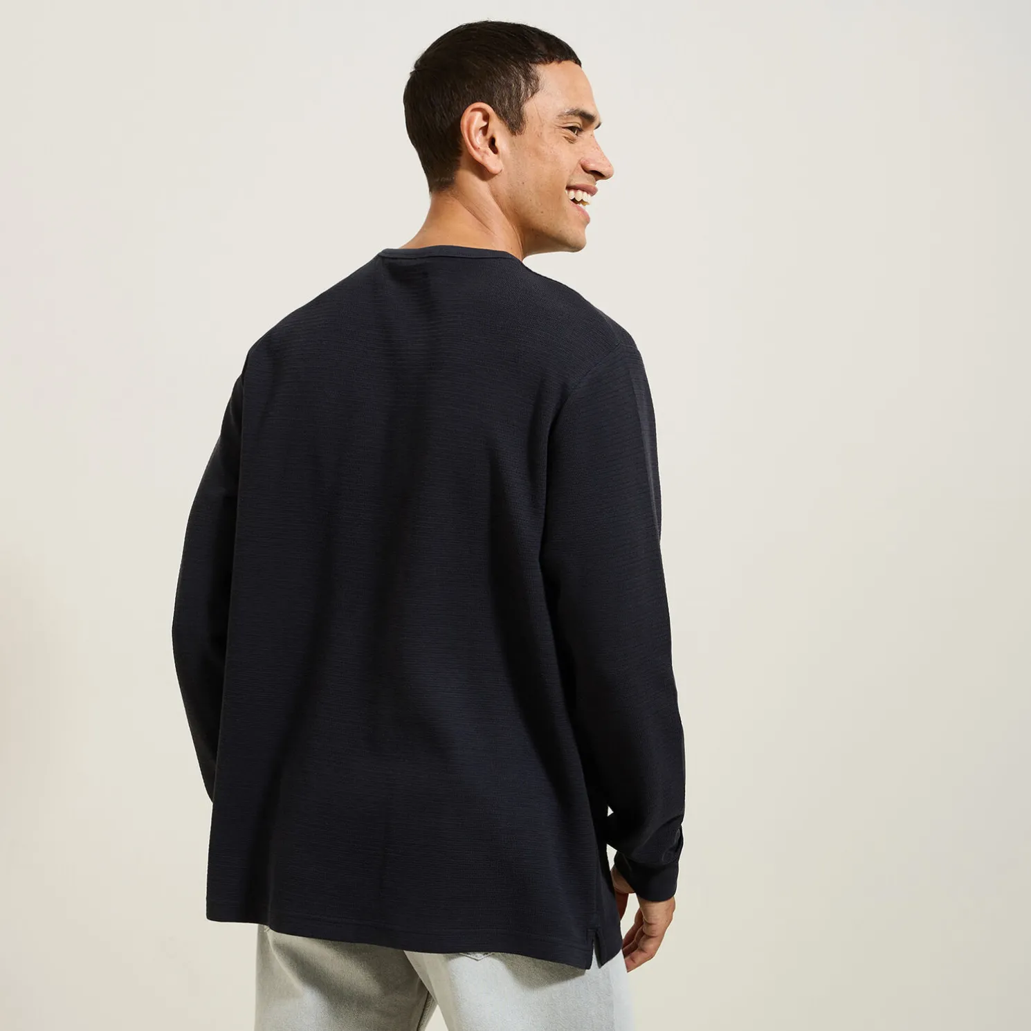 T-shirt met ronde hals en print vooraan