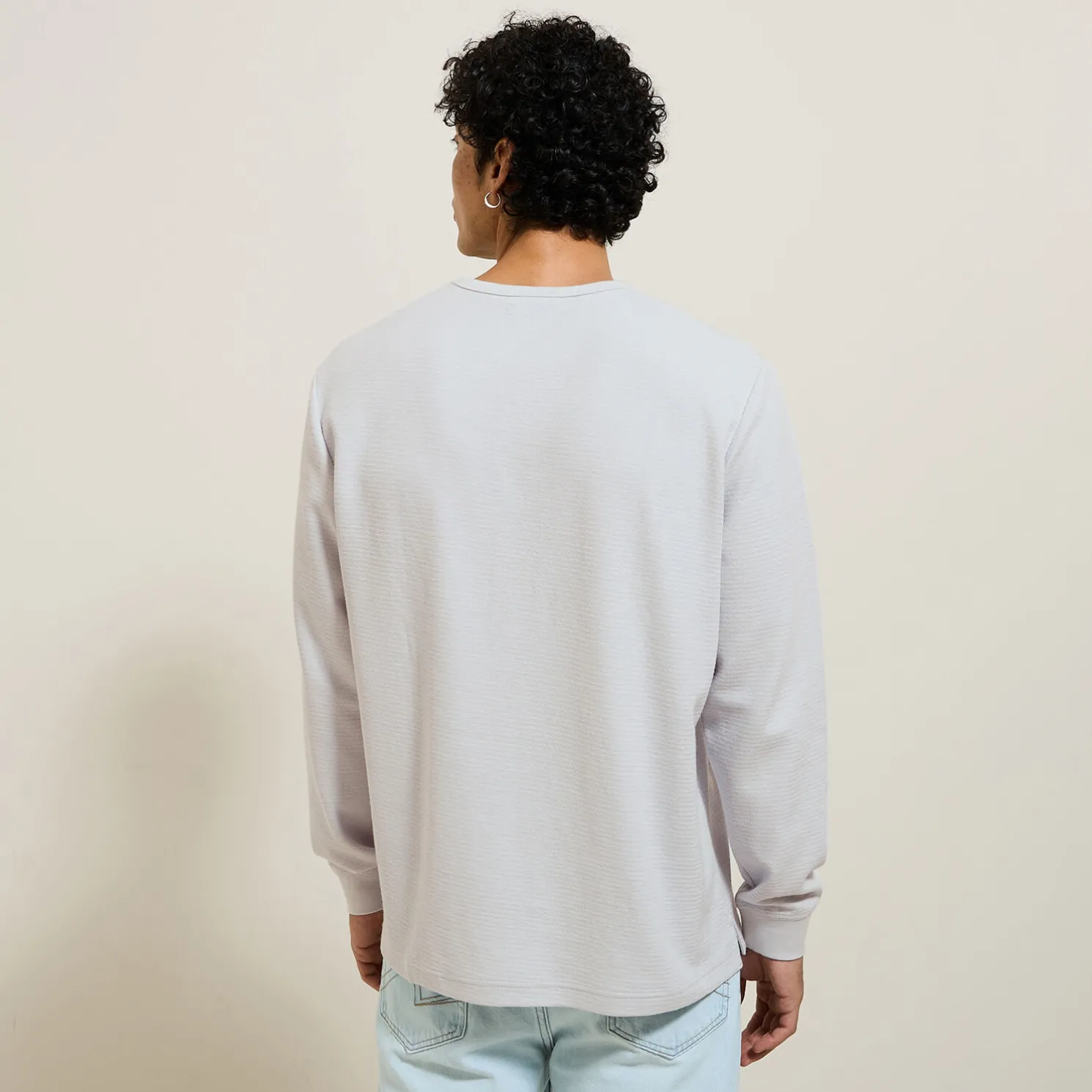 T-shirt met ronde hals en print vooraan