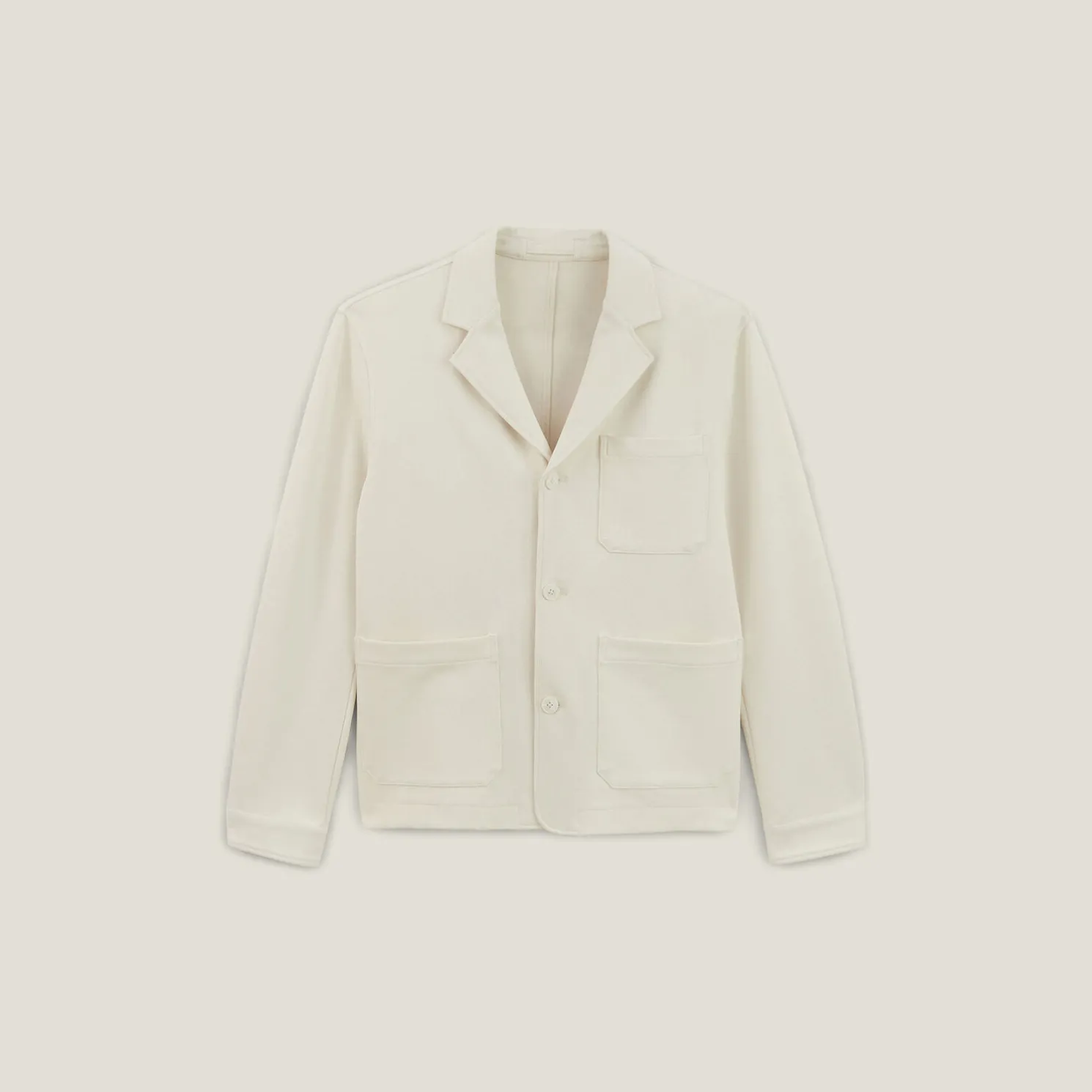 Vest in tricot met boxy snit voor het tussenseizoe