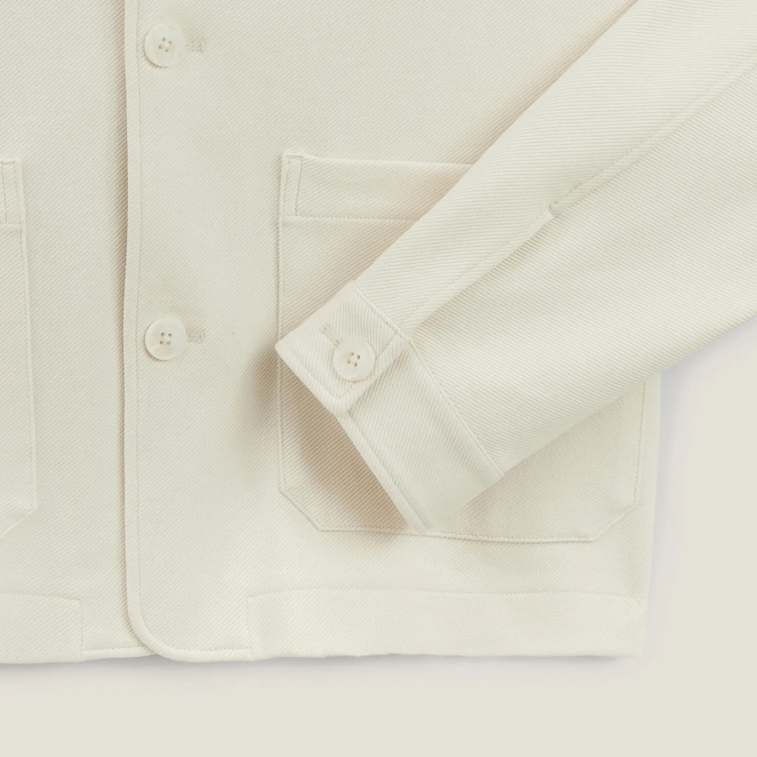 Vest in tricot met boxy snit voor het tussenseizoe