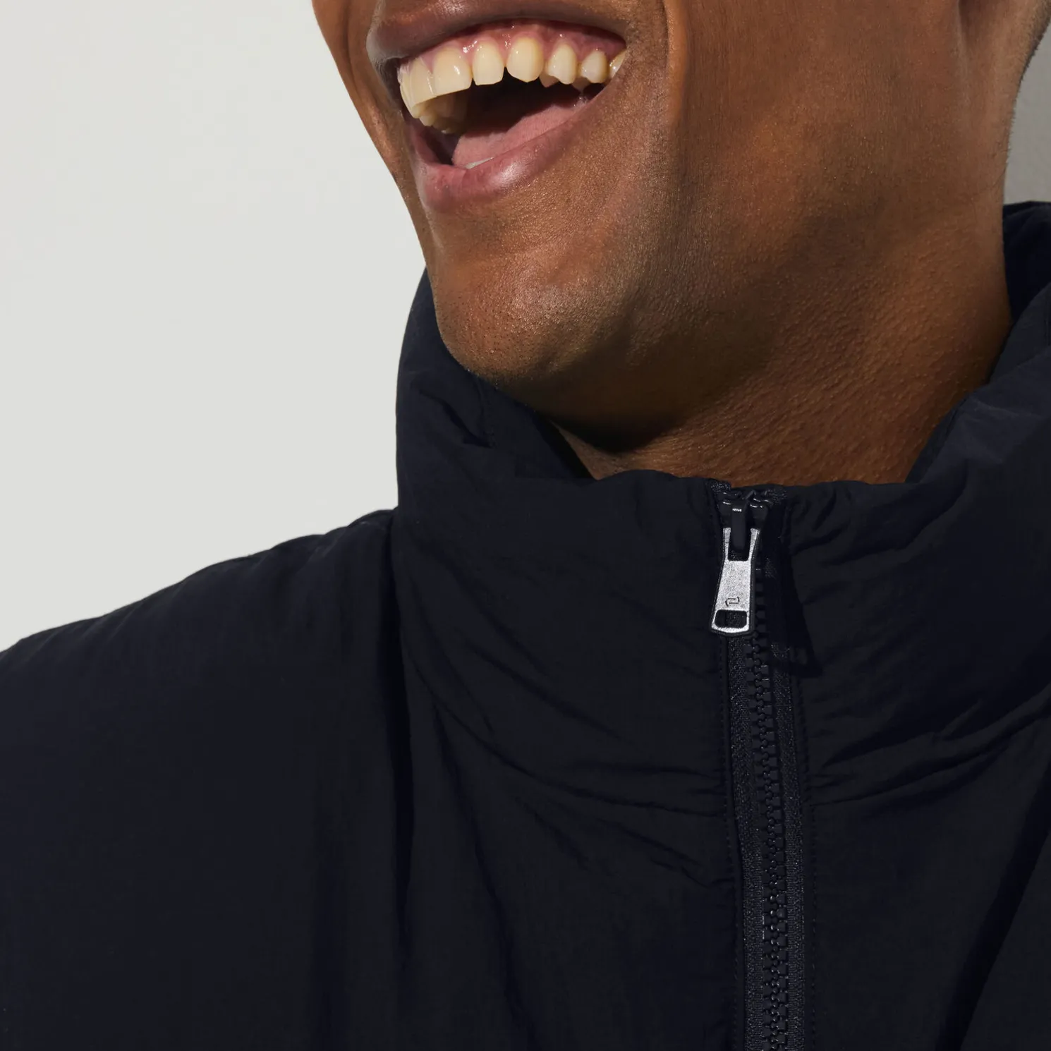 Waterafstotende gewatteerde bodywarmer