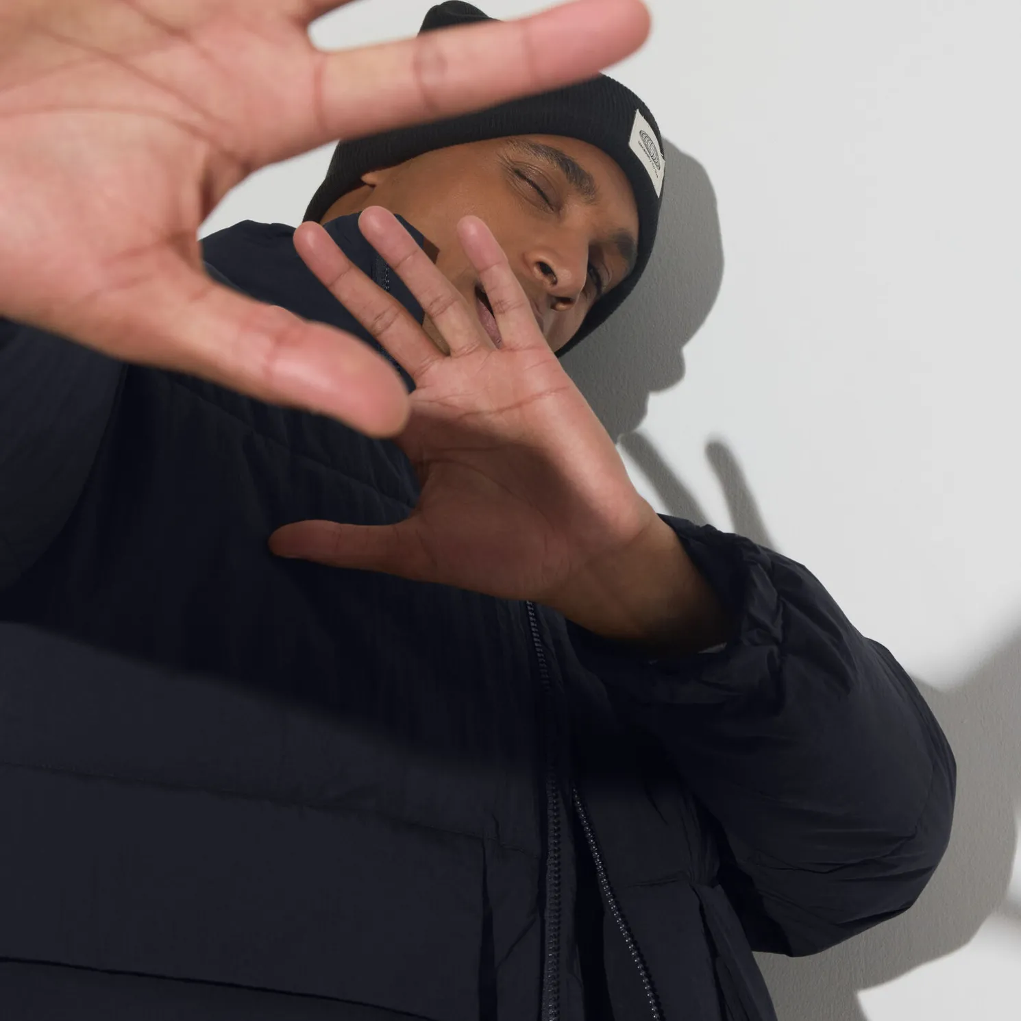 Waterafstotende gewatteerde bodywarmer