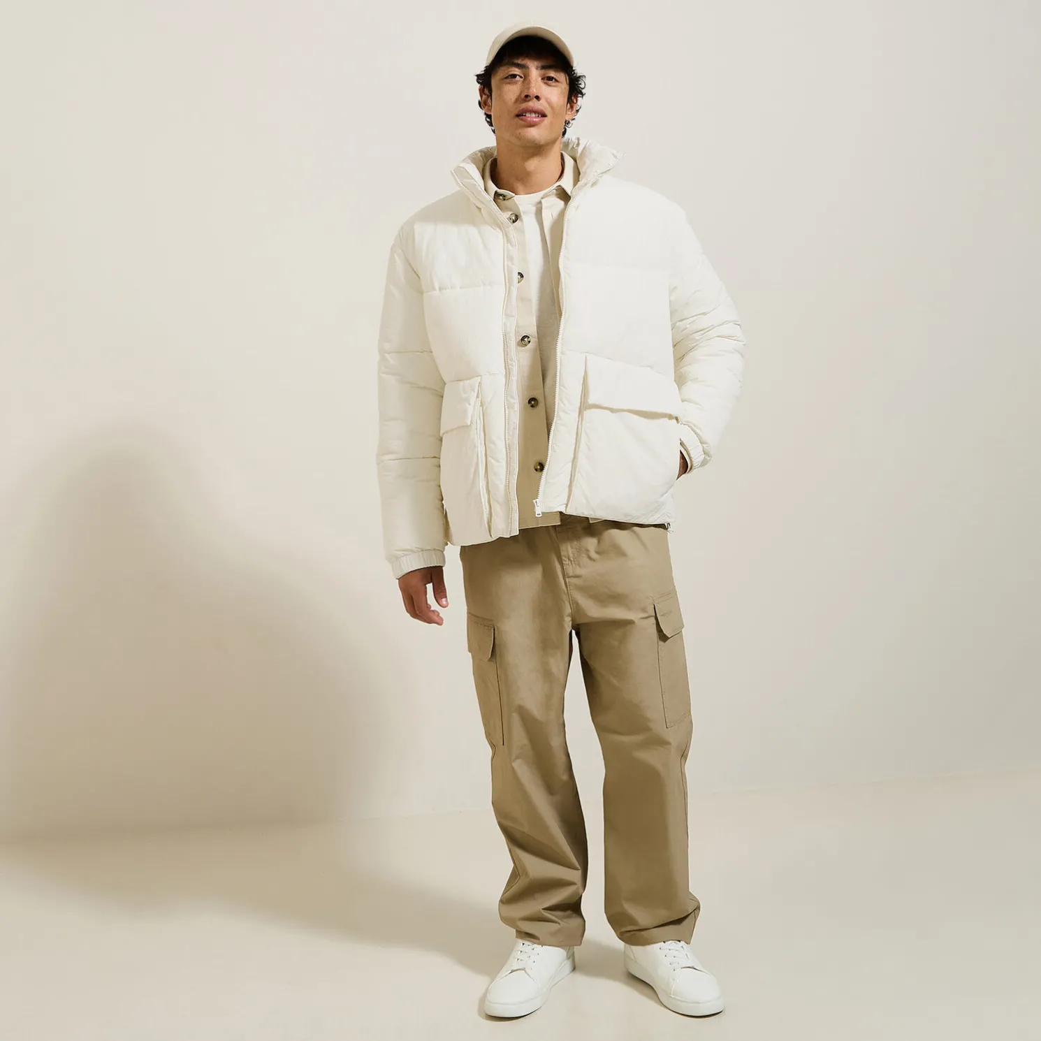 Waterafstotende gewatteerde bodywarmer