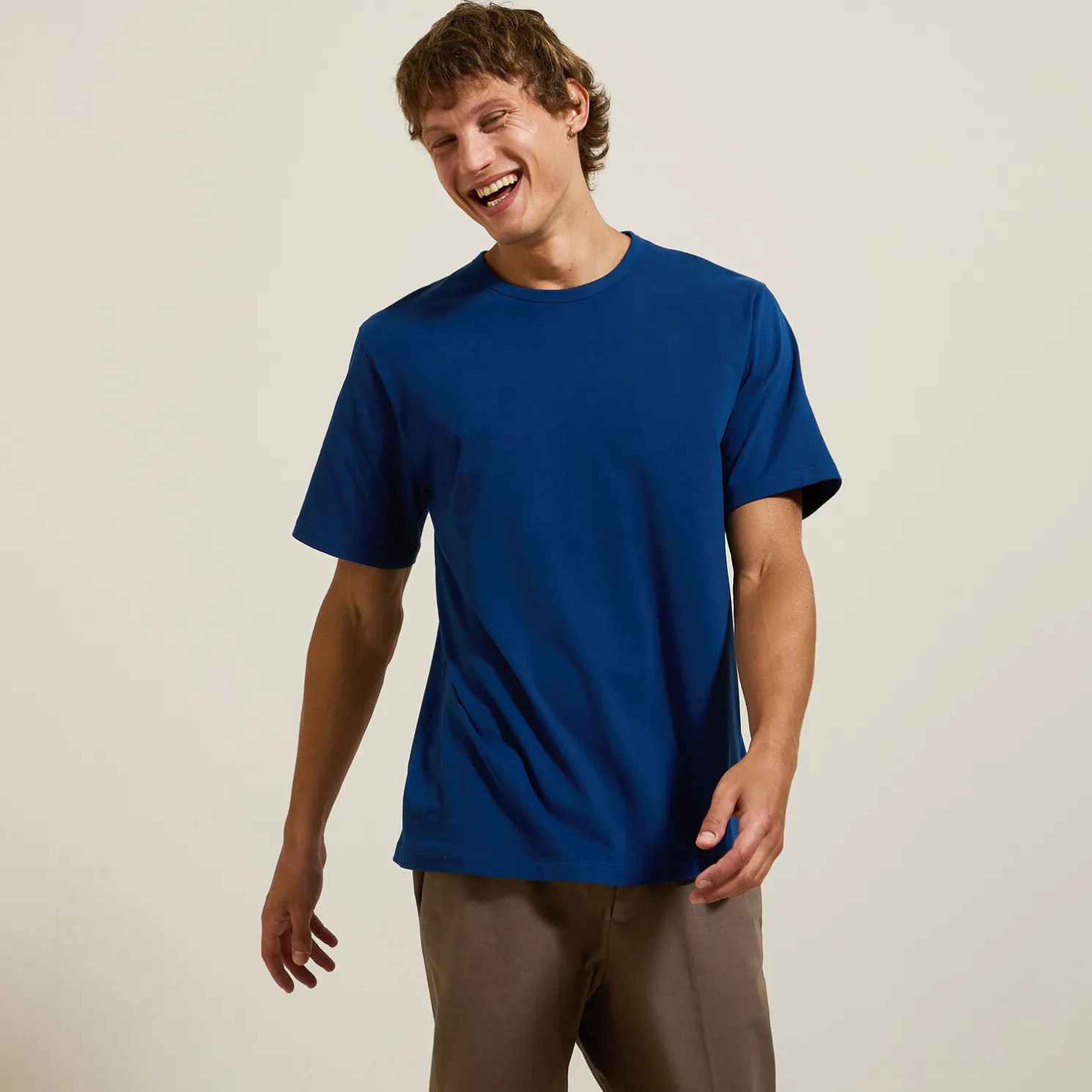 Zacht T-shirt met ronde hals