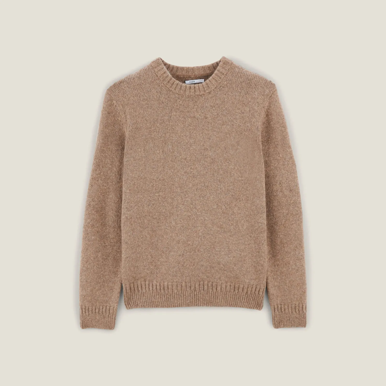 Zachte trui met ronde hals