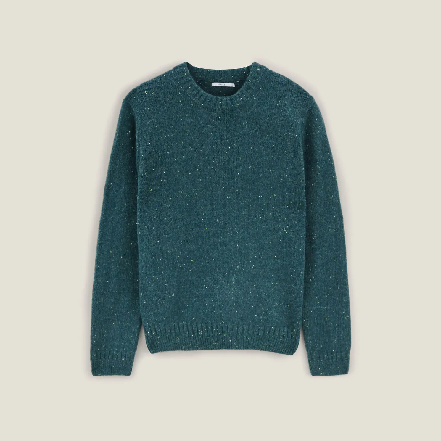 Zachte trui met ronde hals