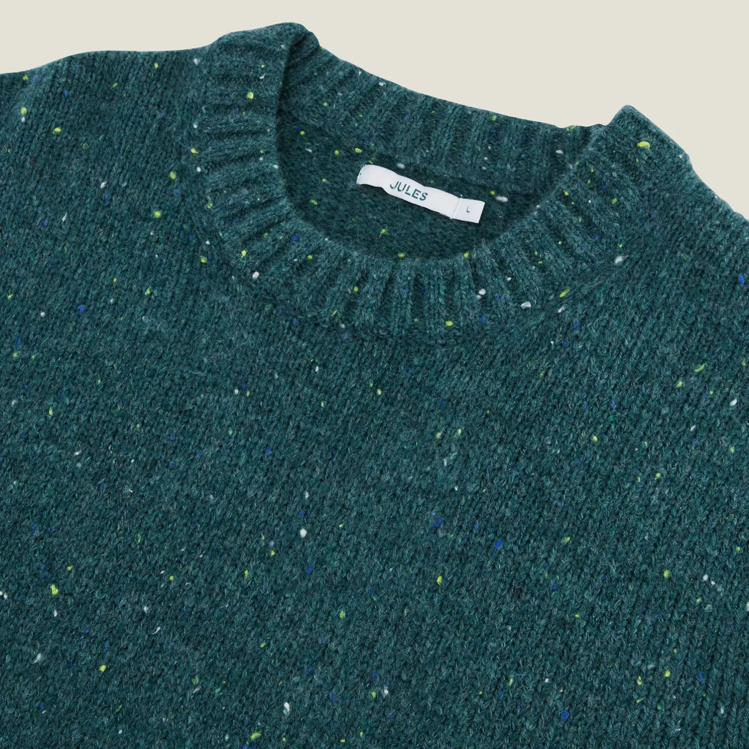 Zachte trui met ronde hals