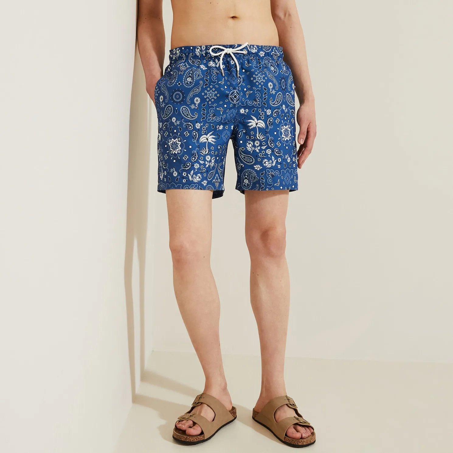 Zwemshort met bandanaprint